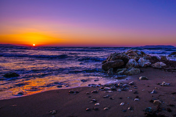 Sunset  Crete