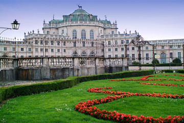 Naklejka premium Turin, Piedmont, Italy the Hunting lodge of Stupinigi royal residence of Savoy