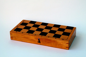 Chess board.