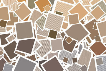 Abstract colorful shapes square with lines, artistic for graphic design, catalog, textile or texture printing & background.