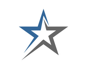 Unique Stars Template Sign Symbol Icon Logo Vector