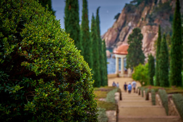 Marimurtra Botanical garden in Blanes, Catalonia.