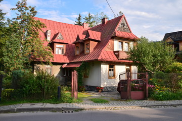Maison traditionnelle de Petite-Pologne à Zakopane