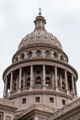 Fototapeta na wymiar Texas' Capitol Building Complex in Austin, Texas
