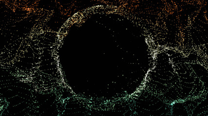 Colored different circles. Background of different sizes of circles of different shades of the same color.