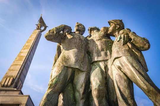 Slavin Memorial Sovietic Monument in Bratislava, Slovakia