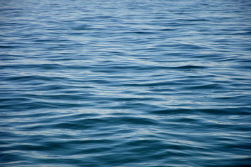 Blue sea with waves