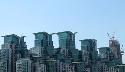 Construction Site of a Modern Residential Development.