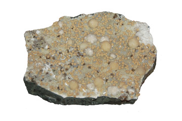 minerals stones spherulites isolated  sample