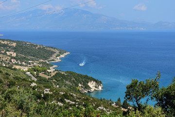 Kefalonia view from Zakynthos - Greece