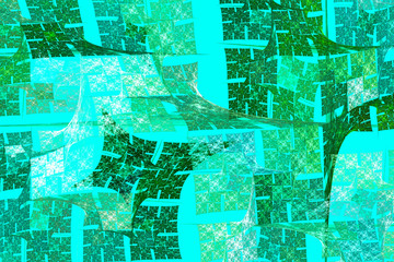 Abstract fractal art background illustration space geometry. Background consists fractal multicolor texture and suitable for use in projects imagination, creativity and design.