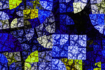 Obraz premium The colors in the series, Fancy paint. Background consists of fractal color texture and is suitable for use in projects on imagination, creativity and design