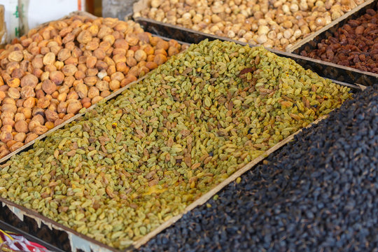 Raisins At Kashgar Bazaar, Xinjiang