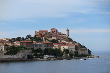 Blick auf Portoferraio, Elba