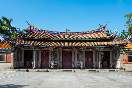 The Confucius temple in Taipei, Taiwan.