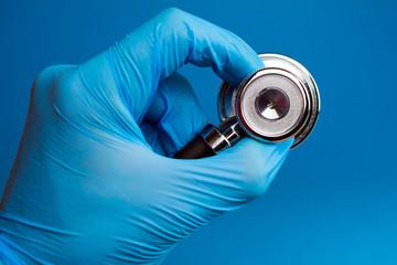 Doctor stethoscope .   life insurance or  health check up concept