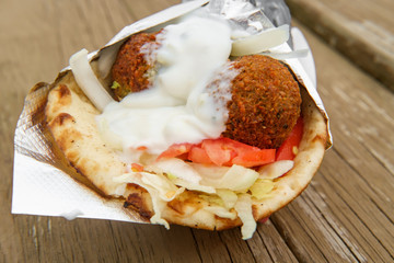 Falafel in a Pita Pocket