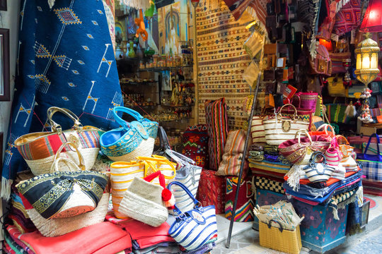Colorful Market in Tunis, Tunisia