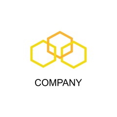 honeycomb company icon vector