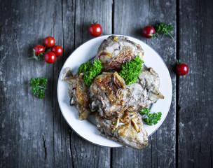 Chicken stew with tomatoes