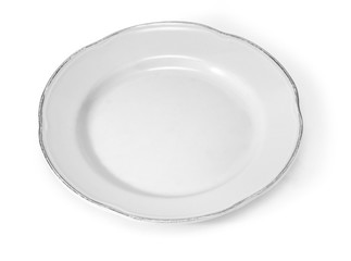 old white plate