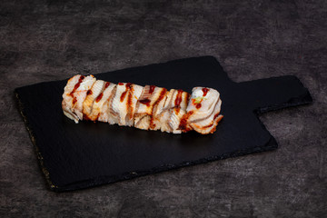 Japanese roll with eel