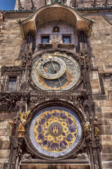 Orloj - astronomical clock in Prague, Czech Republic