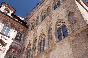 Fototapeta na wymiar House of bell in Prague