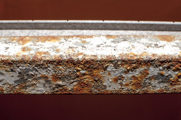 rusty surface with corrosion