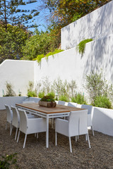 outdoor table and chairs