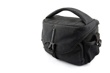 Naklejka premium bag camera isolated white background