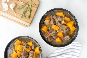Beef and Butternut Squash Stew