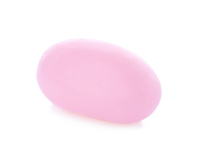 Delicious colorful candy on white background