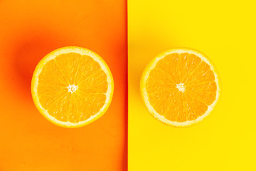 orange fruit in colorful background