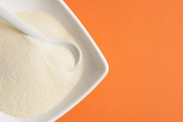 Collagen powder protein, hydrolyzed.

