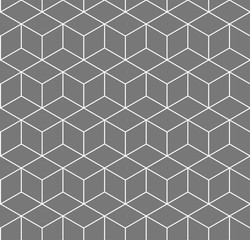 Hexagon seamless geometric pattern - 226904637