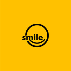 Smile Vector Template Design Illustration