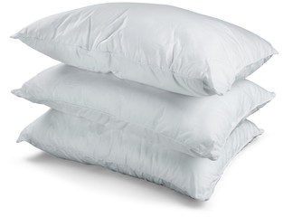Fototapeta na wymiar Stack of White Pillows