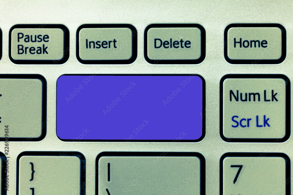 Poster business concept empty template copy space isolated posters coupons promotional material. keyboard k
