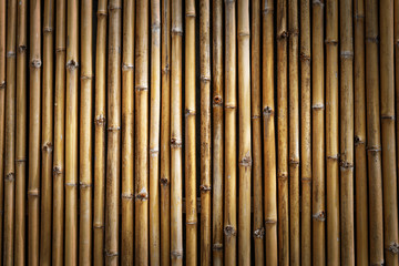 Brown Bamboo wall for Background