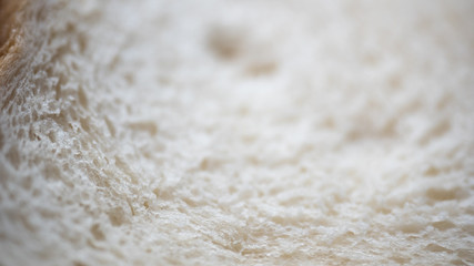 bread close up on white background