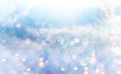 Obraz premium Beautiful abstract shiny light and cludscape background