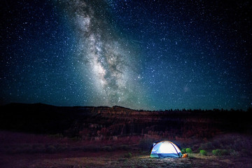 Fototapeta na wymiar Milkyway on a clear night 