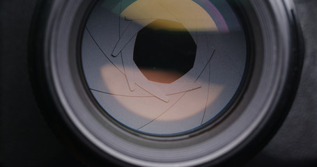 Taking photo by changing aperture