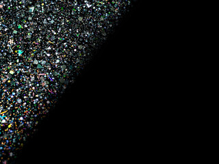 Holographic glitter background