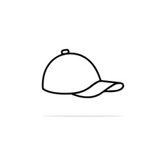 Cap icon. Vector concept illustration for design.