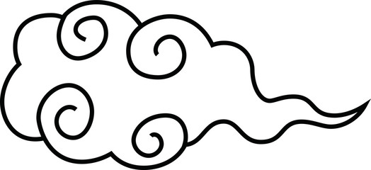 Japanese style cloud