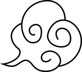 Japanese style cloud