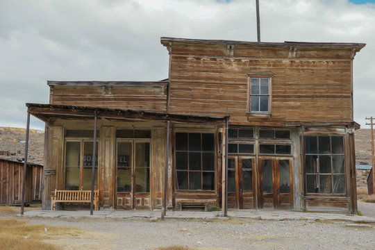 Abandoned Hotel Saloon