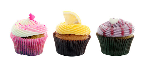 colorful cupcakes